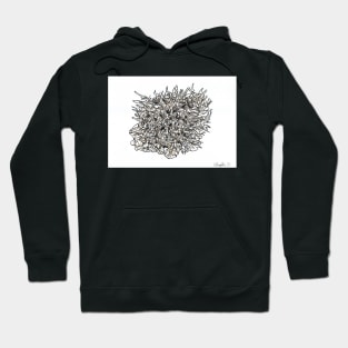 Coral Faces Hoodie